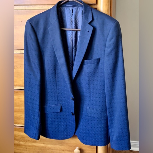 Navy Blazer EU50 Wool Blend - Picture 3 of 9